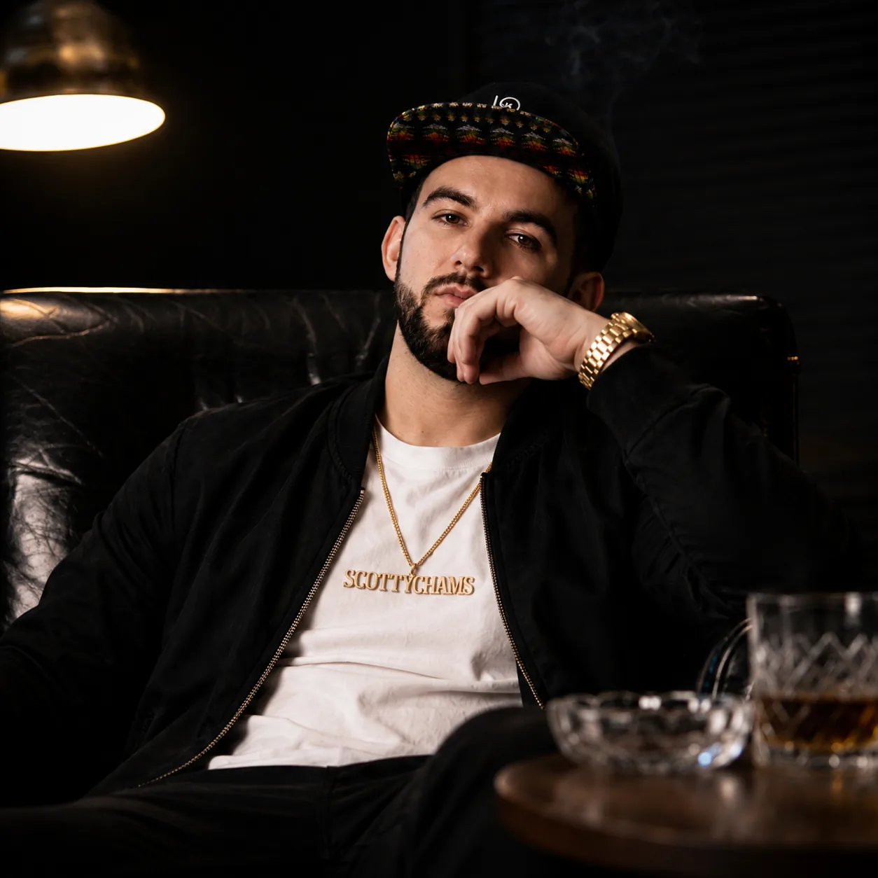 Scottychams in a lounge